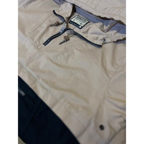 Dravus Jacket Mens Anorak Pullover 1/4 Zip Hooded‎ Front Pocket - Picture 5 of 8